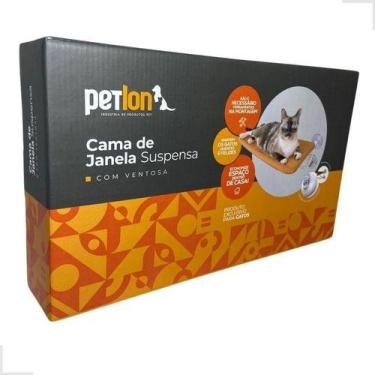 Imagem de Cama De Janela Para Gatos Caminha Suspensa Com Ventosa - Petlon, Verde
