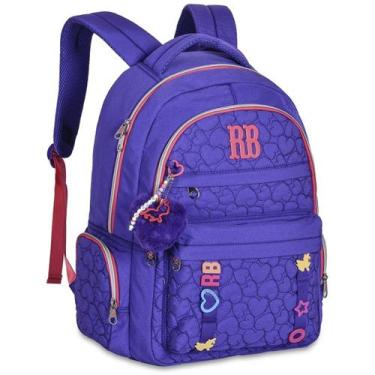Imagem de Mochila de costas Rebecca Bonbon 17" RB24537 Cor:ROXA