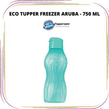 Imagem de Garrafa Tupperware Eco Tupper Redonda Freezer Plus - 750 Ml, Aruba