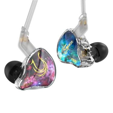 Imagem de keephifi KBEAR Phoenix in Ear Monitores, fones de ouvido com fio 10 mm DD+PET com cancelamento de ruído, fone de ouvido estéreo de uma peça para jogos, fones de ouvido IEM para músico cantor