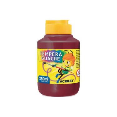 Imagem de Tinta Guache Vinho Acrilex 250ml - ACRILEX - ESCOLAR