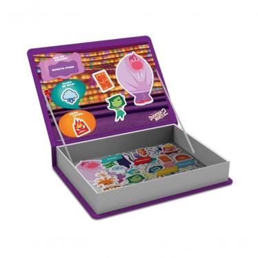 Imagem de Brinquedo Educativo Magnético Cenário das Emoções Divertidamente 2 com 33 Peças Multicolorido Xalingo