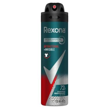 Imagem de Desodorante Aerossol Rexona Masculino Invisible Antibacterial 150ml