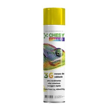 Imagem de KIT 3 Tintas Spray Chesy 400ml  Uso Geral secagem rápida várias cores 