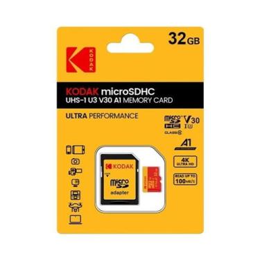 Imagem de Cartão Micro SD KODAK 4K De Alta Velocidade 128GB U3 V30 Para Câmera D
