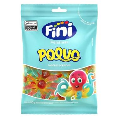 Imagem de Bala de Gelatina Fini Polvo Sabores Sortidos 80g