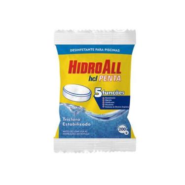 Imagem de Cloro Piscina Hidroall Tablete Penta 200G