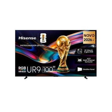 Imagem de Smart TV 4K Hisense Mini LED RGB 100" Polegadas 100UR9SG com IMAX Enhanced, Dolby Atmos e HDR10+