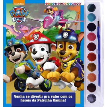 Imagem de Livro - Patrulha Canina Livro para Pintar com Aquarela - On Line