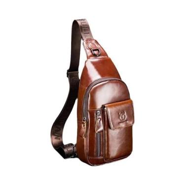 Imagem de Bolsa De Peito Multifuncional Antifurto Para Homens Bullcaptain Sling 