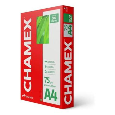 Imagem de Papel Sulfite Profissional Sustentável Chamex A4 75g 210x297 - Congrat