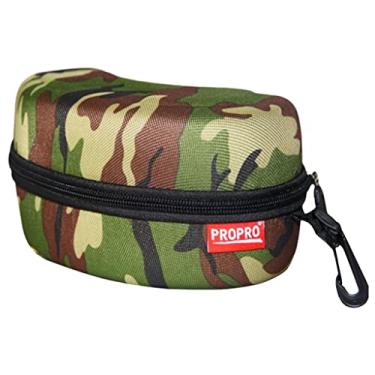 Imagem de Estojo para óculos de esqui Tongina para caça e ciclismo, bolsa de armazenamento e recipiente – Camuflagem verde