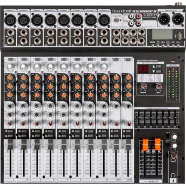 Imagem de Mesa de Som 12 Canais USB SX1202FX Preta soundcraft