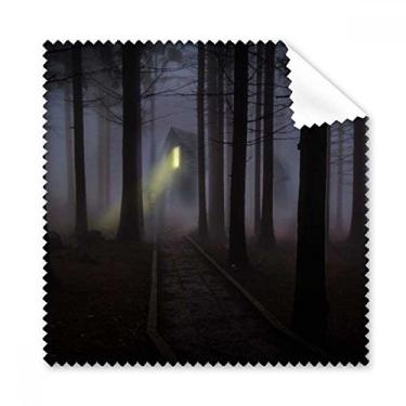 Imagem de Pano de limpeza para tela do telefone com 5 peças da Night Dark Forestry Science Nature Scenery