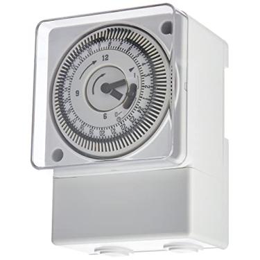 Imagem de Timer Temporizador Mecanico para Trilho DIN (TM-181) Com Bateria Interna