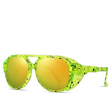 Imagem de Óculos de ciclismo polarizado masculino MTB óculos de bicicleta UV400 óculos de ciclismo de estrada à prova de vento óculos de sol femininos esportivos com estojo, PV04 C6, com caixa