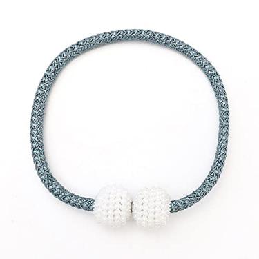 Imagem de Correia de cortina sem montagem de cortina perfurada tira magnética fivela de cortina prendedores de cortina suportes de cortina, T3,4 pcs