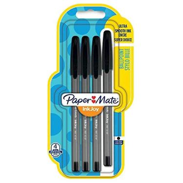 Imagem de Paper Mate Caneta Inkjoy 100 Fineliner 1956714 - Preta (pacote com 4)