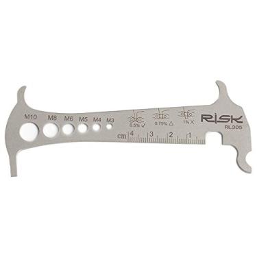 Imagem de Tingpai Verificador de corrente de bicicleta 3 em 1 Corrente de bicicleta Fer menta de indicador de desgaste de bicicleta Gancho de corrente de bicicleta Fer menta de medição de pa fusos