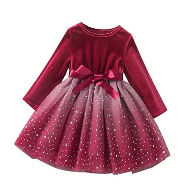 Vestido Marie Longo Manga Princesa Azul Bebe - Roupa Infantil