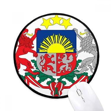 Imagem de Tapete de mouse com emblema nacional da Letônia para computador