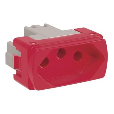 Imagem de Tomada 2P+T 20A 250V S3B70359 Vermelho Miluz S3B70359 - Schneider Schneider