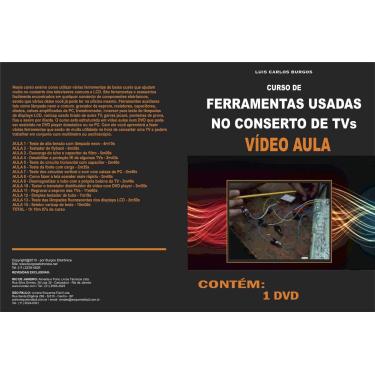 Imagem de Curso em DVD aula Ferramentas Usadas nos Consertos de TV.Prof.Burgos