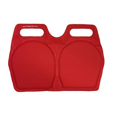 Imagem de Almofada de gel Skwoosh Stadium para assento de alvejante, portátil, leve e feita nos EUA, Vermelho, OS