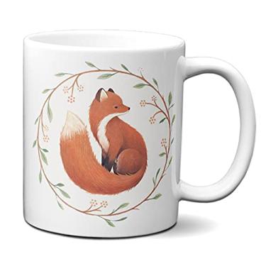 Imagem de Caneca Raposa Fofinha Presente Infantil Xícara Criativa