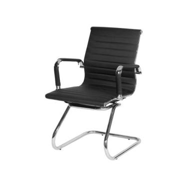 Imagem de Cadeira Aço Cromado Para Escritório Giratória - Ór Design Office Eames