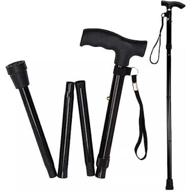 Imagem de Bengala Tipo T Com Regulagem Dobrável - Supermedy