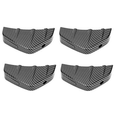 Imagem de Difusor de pára-choque traseiro, aerofólio traseiro aerodinâmico PP durável para peças externas do carro(Fibra de carbono)