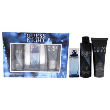 Imagem de Kit Guess Night edt 100 ml + Spray 170 ml + Gel Banho 200 ml