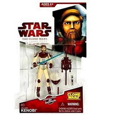 Imagem de Star Wars Boneco de Obi-Wan Kenobi In Space Suit 2009 Wave 7 Clone Wars