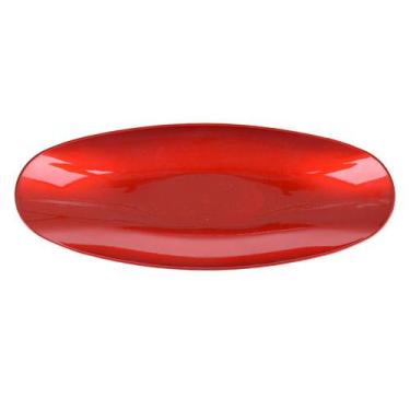 Imagem de Bandeja Oval Natal Vermelho 40,5 X 16,5 X 4,5 Cm D'rossi - Drossi