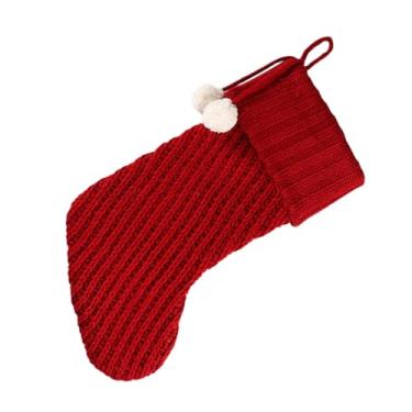 Imagem de NOLITOY 1Pc Meia De Natal Sacos De Deleite De Natal Meias De Árvore De Natal Decoração De Lareira De Natal Meias De Natal Pendurado Ornamento Saco De Natal Meias Rack Doces Tecido Não