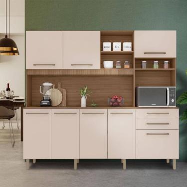 Imagem de Armário de Cozinha Compacto com Pés Reguláveis - Montana Arenas Emery Shop JM