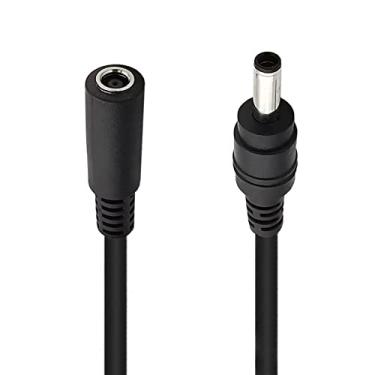 Imagem de MOTONG Cabo de extensão adaptador de ponta para Dell M3800 XPS, cabo conversor de ponta macho para fêmea de 4,5 x 3,0 mm para laptop Dell