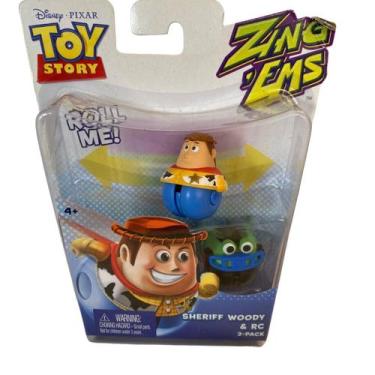 Imagem de Boneco Toy Story Com 2 Unidades Brinquedo  Woody & Rc - Mattel