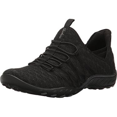 Imagem de Tênis feminino Skechers Breathe Easy Fashion, Preto, 6