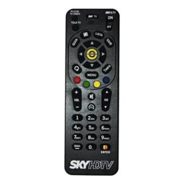 Imagem de Controle Remoto Sky Hdtv Zapper Hd Slim (PRETO/HD ZAPPER)