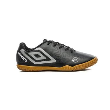 Imagem de Chuteira Futsal Umbro Orbit Jr Preto/cinza/branco U07fb00178-182-33