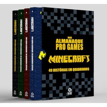 Imagem de Coleção Pró-Games Almanaque em Quadrinhos Minecraft - Box com 4 Livros