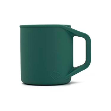 Imagem de MYOTT Xícara de café de silicone - Caneca de acampamento de silicone de grau alimentício com alça - caneca de café portátil e dobrável - livre de BPA, lavável na lava-louças e pode ir ao micro-ondas