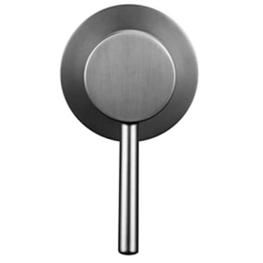 Imagem de Torneira de água fria multiuso, preta, cromada, ouro rosa, latão polido escovado, alça única, montagem na parede, cinza de arma