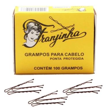 Imagem de Grampo de cabelo para penteados nº7 presilha caixa 100 unid