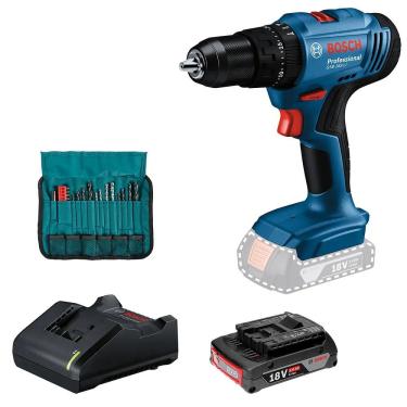 Imagem de Furadeira e Parafusadeira de impacto à bateria GSB 183-LI 1 BAT E 23 AC- BOSCH 