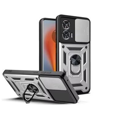 Imagem de Capa Case Capinha Anti Impacto Armor Ring Militar P/Motorola Moto G85 5g… (Prata)