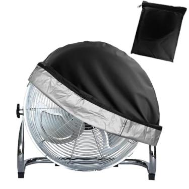 Imagem de Tampa do Ventilador Industrial de 24x24x7,5 pol., Tampa Resistente do Ventilador Resistente Ao Sol e Poeira 210D Oxford para Piso de Alta Velocidade e Ventilador de Alta Velocidade