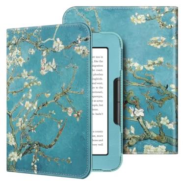 Imagem de Fintie Capa fólio para Nook GlowLight 4 (2021) / Nook GlowLight 4e (2022), capa de couro vegano premium estilo livro para e-books Barnes and Noble Nook GlowLight 4 de 6 polegadas e eReader GlowLight 4